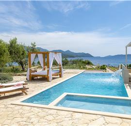 Luxury 5 Bedroom Beachfront Villa near Dubrovnik, Sleeps 11-12
